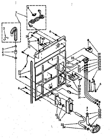 Rear panel parts
