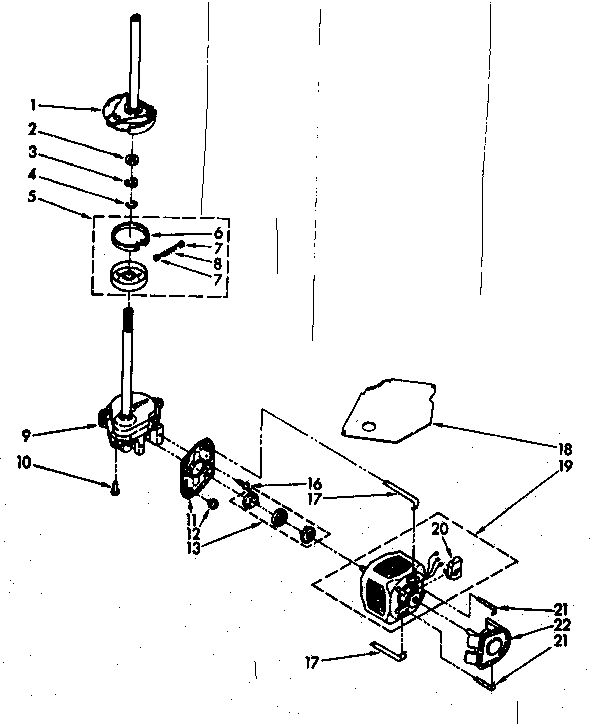 BRAKE, CLUTCH, GEARCASE, MOTOR AND PUMP PARTS