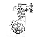 Kenmore 11082671110 machine base parts diagram