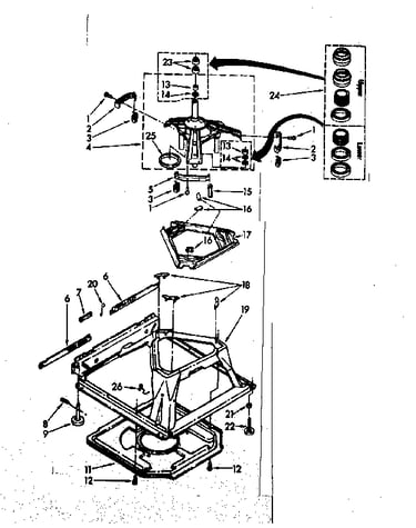 Machine base parts
