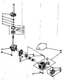 Brake, clutch, gearcase, motor and pump parts