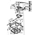 Kenmore 11082671700 machine base parts diagram