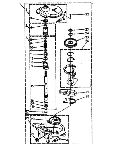 Gearcase parts