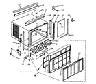 Kenmore 2538751391 cabinet parts diagram