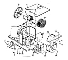 Kenmore 2538751391 electrical system and air handling parts diagram