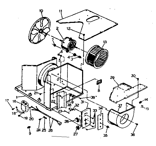 Electrical system and air handling parts