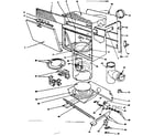 Kenmore 155464200 cabinet and heat exchange diagram