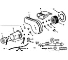 Kenmore 155464200 optional forced air blower diagram