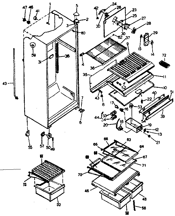 CABINET PARTS