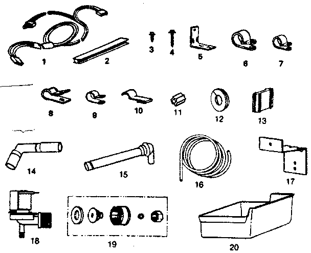 Ice maker installation parts kit #8085