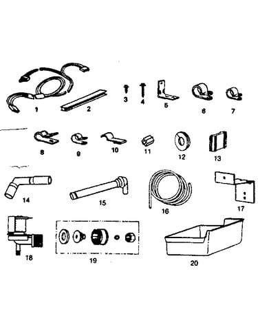 Ice maker installation parts kit #8085
