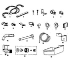 Kenmore 2538365141 ice maker installation parts diagram