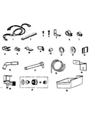 Ice maker installation parts