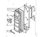 Kenmore 1068566771 refrigerator door diagram