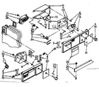 Kenmore 1068566711 air flow and control parts diagram