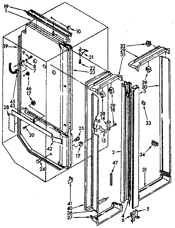 Breaker and partition parts