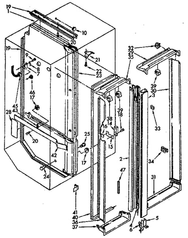 Breaker and partition parts