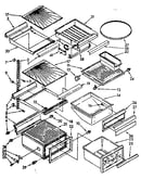 Refrigerator interior parts