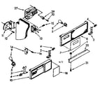 Kenmore 1068576930 air flow and control parts diagram