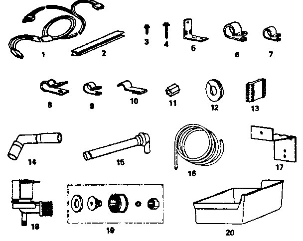 Ice maker installation parts kit #8085