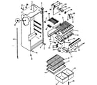 Kenmore 2538678060 cabinet parts diagram
