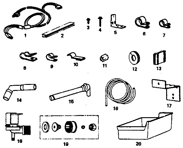 Ice maker installation parts kit #8085
