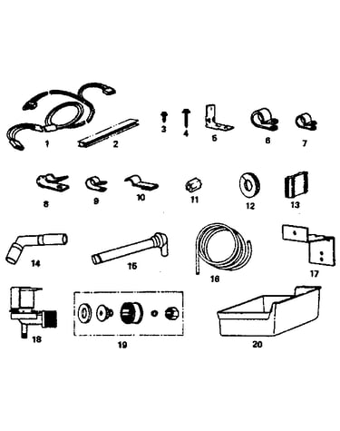 Ice maker installation parts kit #8085