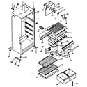 Kenmore 2538375190 cabinet parts diagram
