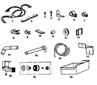 Kenmore 2538375110 ice maker installation parts kit #8085b diagram