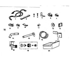 Kenmore 2538361291 ice maker installation parts kit #8085c diagram