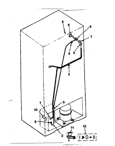 Ice maker installation parts