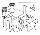 Kenmore 867814473 non-functional replacement parts diagram