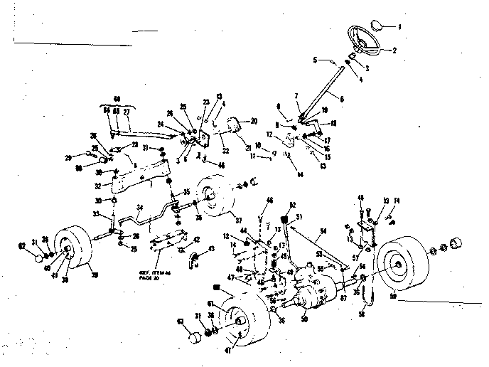 Steering and front axle