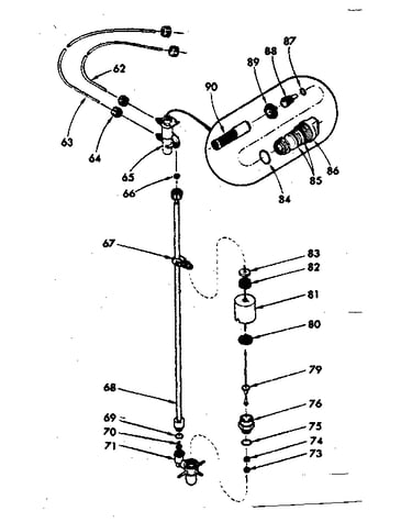 Brine valve and nozzle assembly