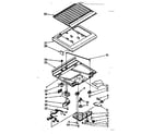 Kenmore 1068376450 compartment separator parts diagram