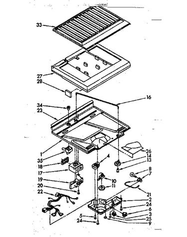 Compartment separator parts