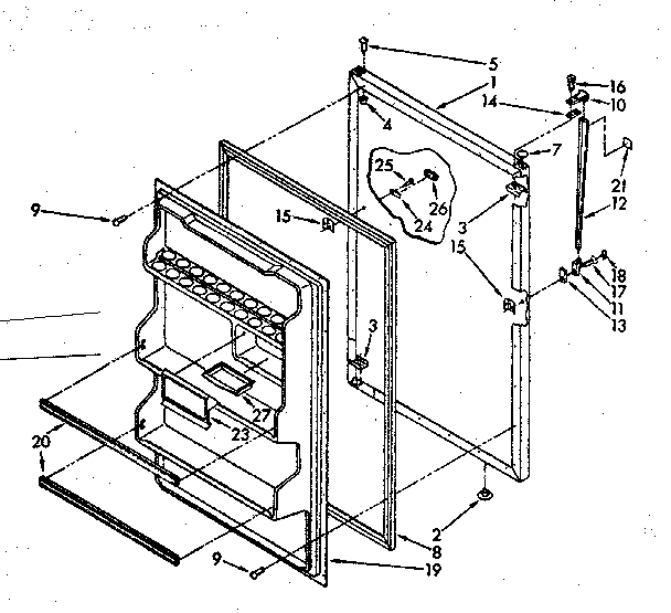 REFRIGERATOR DOOR PARTS