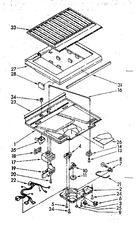 Compartment separator parts