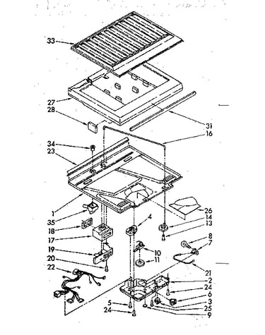 Compartment separator parts