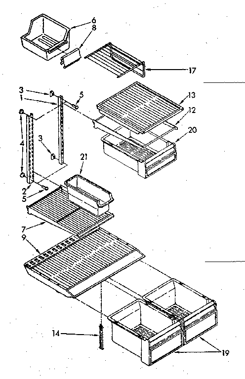 Shelf parts