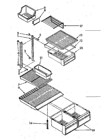 Shelf parts