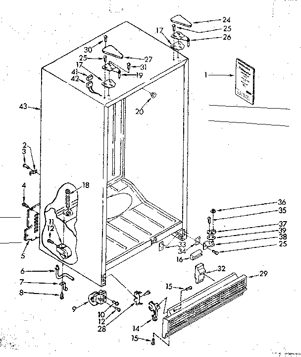 Cabinet parts