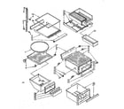Kenmore 1068566881 refrigerator interior parts diagram
