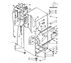 Kenmore 1068374740 cabinet parts diagram