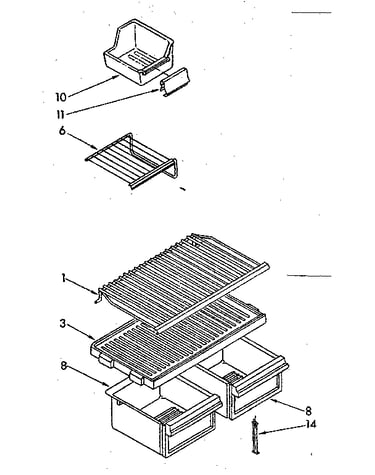Shelf parts