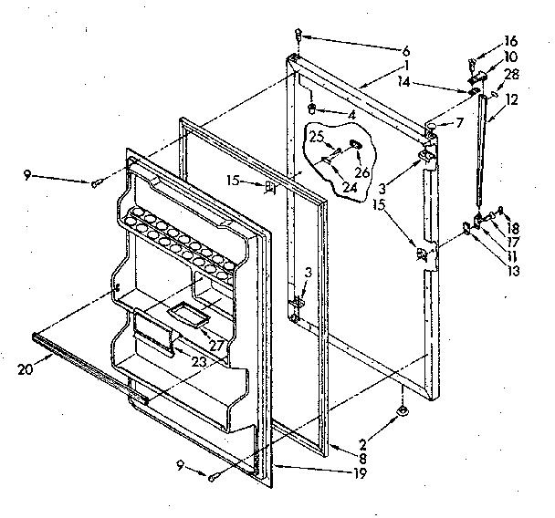 REFRIGERATOR DOOR