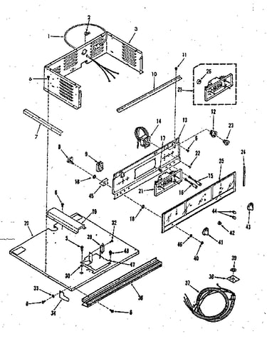 Control panel section