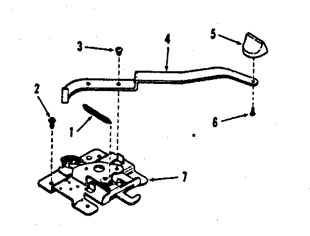 Oven door lock section