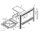 Kenmore 2784418790 trim and micro mounting section diagram