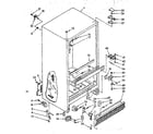 Kenmore 1068689381 cabinet parts diagram